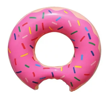 IVY Inflatable Donut Pool Float Ring Water Tube for Kids & Adults