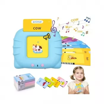 Kiddyz Speech Learning Toy ar kartītēm 112 gab. angļu valodas vārdu atpazīšana un izruna