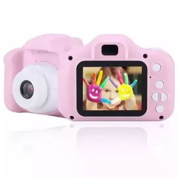 CP X2 Kids HD 1080p Digital Photo & Video Camera ar MicroSD kartes slotu un 2 inch LCD krāsu ekrānu