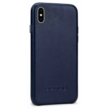 Evelatus Ādas Maciņš Apple iPhone X / XS - Tumši Zils
