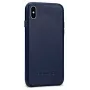 Evelatus Ādas Maciņš Apple iPhone X / XS - Tumši Zils