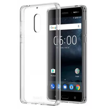 Evelatus Nokia 6.1 2018 Clear Silicone Case 1,5mm TPU Transparent