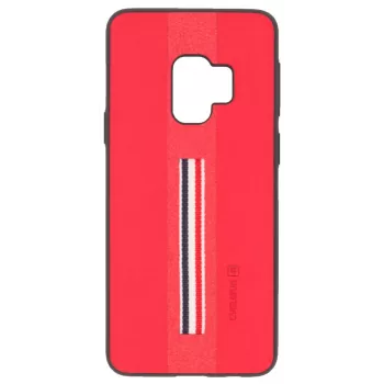 Evelatus Samsung Galaxy S9 Dazzle Series aizmugurējais vāciņš - sarkans