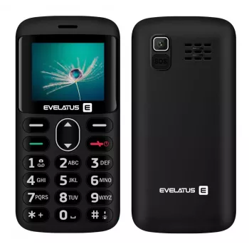 Evelatus ARON 2020 DS (EA02BK) Graphite Black Dual SIM vienkāršais tālrunis