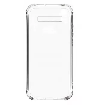 Evelatus Samsung Galaxy S10 Maciņš ar Auklu Rozā Caurspīdīgs
