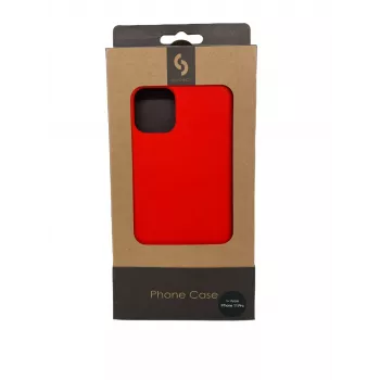 Connect Apple iPhone 11 Pro Soft Case ar Apakšējo Aizsardzību Sarkans