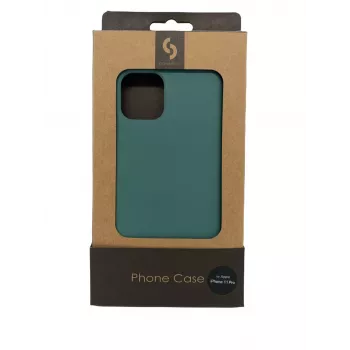 Connect Apple iPhone 11 Pro Soft Case ar apakšu Midnight Green