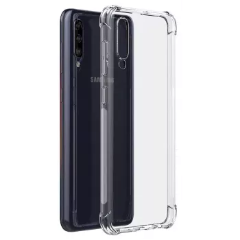 EVELATUS Samsung Galaxy A30s TPU 1,5mm Military Shockproof Silicone Caurspīdīgs Vāciņš
