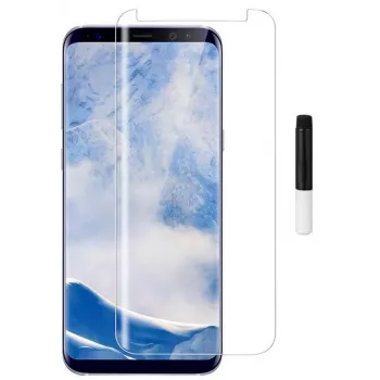 Evelatus Samsung Galaxy S9 3D Hot Bending UV Līmes Rūdīta Stikla Ekrāna Aizsargs