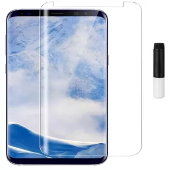 EVELATUS Samsung Galaxy S9 Plus Clear Glass UV Screen Protector ar šķidro līmi