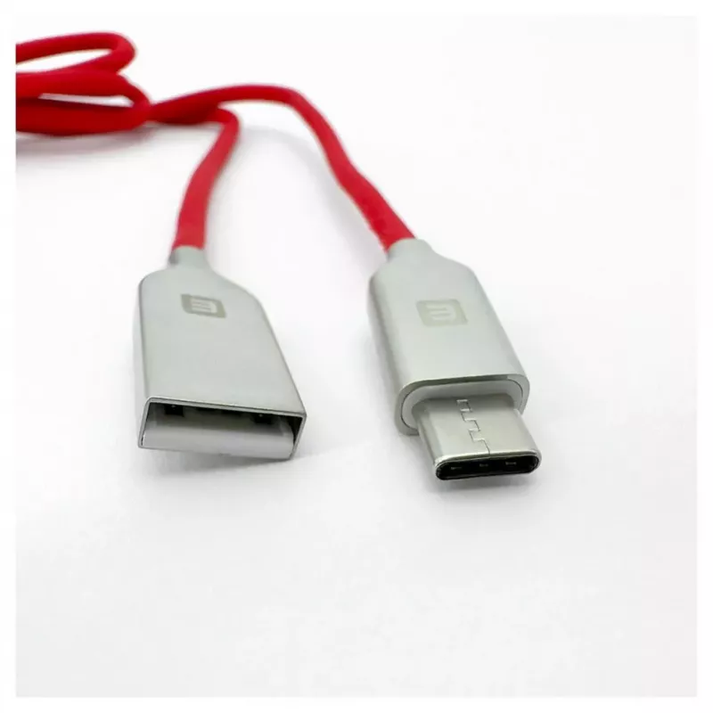 Evelatus USB-A–USB-C datu kabelis TPC06 1m Sarkans