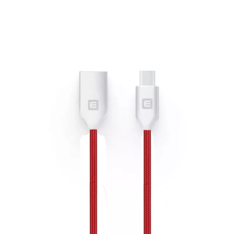Evelatus USB-A–USB-C datu kabelis TPC06 1m Sarkans