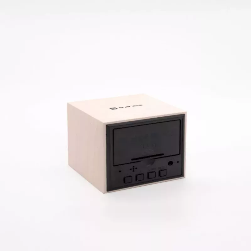 Evelatus Multifunctional Clock EMC02WH White