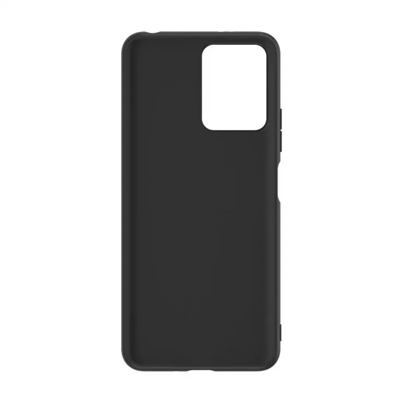 iLike Xiaomi Redmi Note 12 / Poco X5 plastmasas ādas aizmugures vāciņš melns