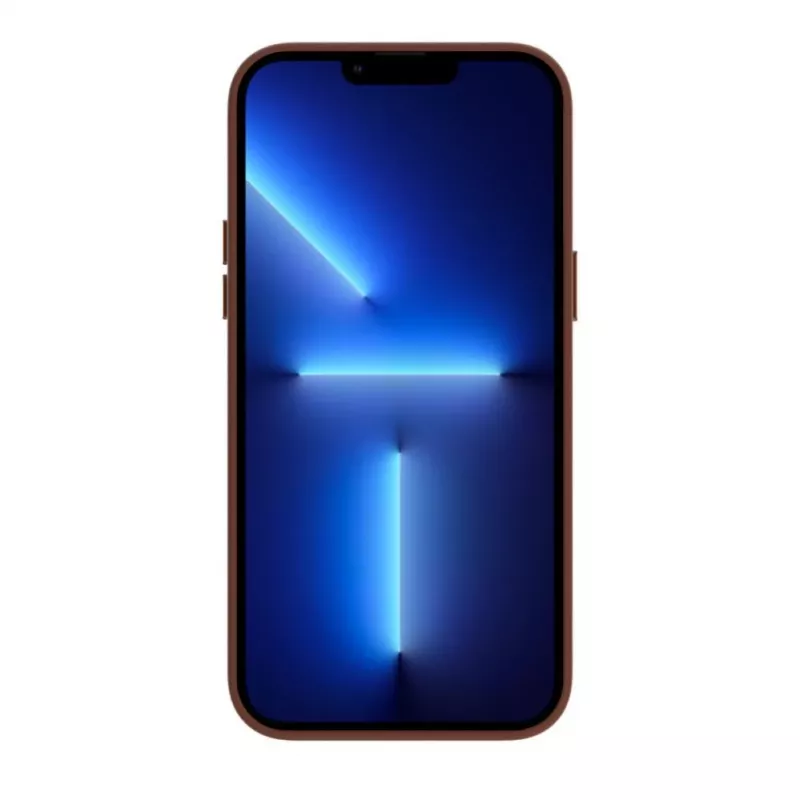 EVELATUS Apple iPhone 13 Pro Max Īstas Ādas Macītis ar MagSafe Brūns