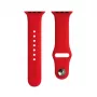 Evelatus Silicone Loop Watch Strap for Apple Watch 42/44/45mm (S/M 110mm) Red