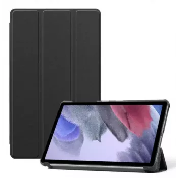 Evelatus Galaxy Tab A7 Lite Book Case with Imitate Microfiber Interior Black