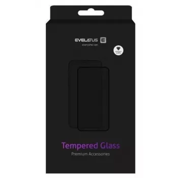 Evelatus Apple iPhone 15 Plus 2.5D Full Cover Japan Glue Glass Anti-Static Screen Protector