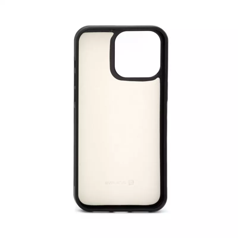 Evelatus Apple iPhone 15 Pro Leather Case Zipper Design Flower White