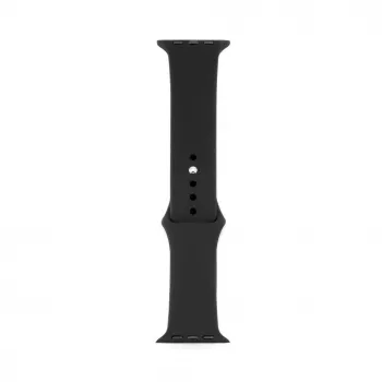 Connect Watch 42/44/45mm Silicone Loop Watch Strap (140mm M/L) Black