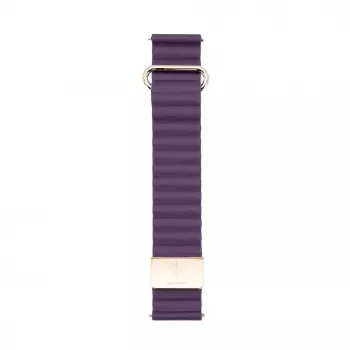 Connect 20mm Īstas Ādas Pulksteņa Siksniņa ar Magnētisko Aizdari - Crimson Cherry (130mm M/L)