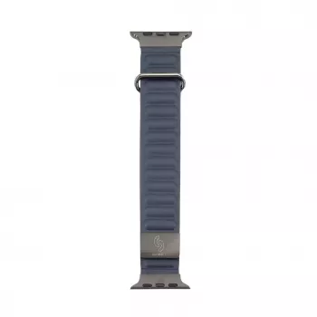 Connect Watch 38/40/41mm Īstas Ādas Magnētiskā Siksniņa Indigo Blue