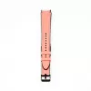 Connect 20mm Silicone Patch Leather Watch Strap (130mm M/L) Pink