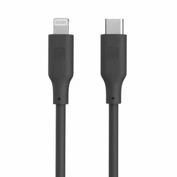 Evelatus USB-C to Lightning Silicone Cable 1,2m (MFI10CL) 60W / 20V 3A Black