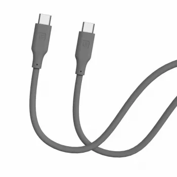 Evelatus USB-C to USB-C Silicone Cable 1,2m 60W PD Grey