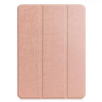 iLike iPad 10.9 10th Gen Tri-Fold Eco-Leather Stand Case Rose Gold