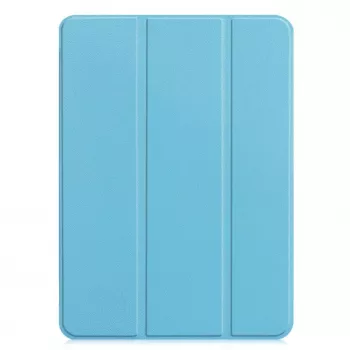 iLike Galaxy Tab S9 FE Plus Tri-Fold Eco-Leather Stand Case Sky Blue