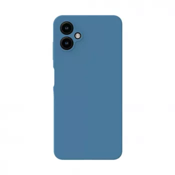 Evelatus Samsung Galaxy A05 Premium Soft Touch Silicone Case Midnight Blue