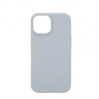 Connect Apple iPhone 15 Premium MagSafe Soft Touch Silicone Case New Function Grey Blue