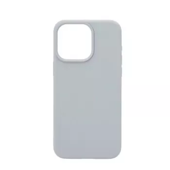Connect Apple iPhone 15 Pro Premium MagSafe Soft Touch Silicone Case New Function Grey Blue