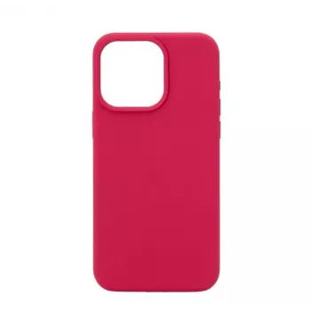 Connect Apple iPhone 15 Pro Premium Magsafe Soft Touch Silicone Case New Function Rose Red
