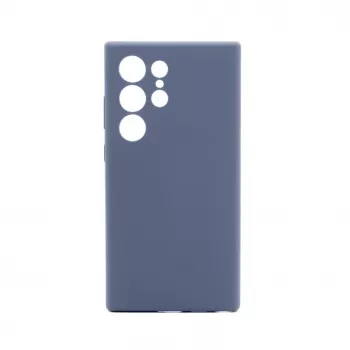 Connect Samsung Galaxy S24 Ultra Premium Quality Magnetic Soft Touch Silicone Case Midnight Blue