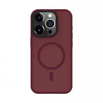 Connect Apple iPhone 15 Pro Max hibrīda maciņš ar magnētu PC+TPU Plūmju