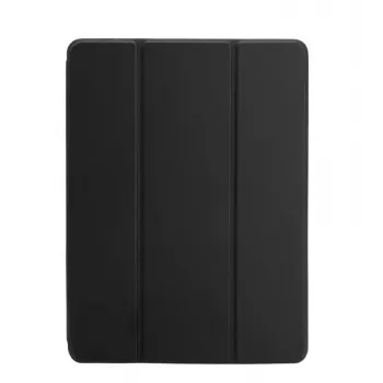 Connect Galaxy Tab A9 planšetes maciņš ar imitētu mikrošķiedras iekšpusi Melns