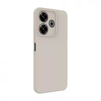 Connect Xiaomi Redmi Note 13 4G Premium Quality Soft Touch Silicone Case Silver
