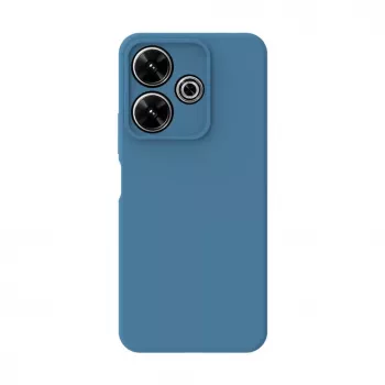 Connect Xiaomi Poco M6 Premium Quality Soft Touch Silicone Case Midnight Blue