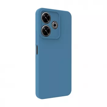 Connect Xiaomi Poco M6 Premium Quality Soft Touch Silicone Case Midnight Blue