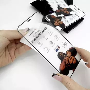 Connect Samsung Galaxy A35 Corning Gorilla Glass Anti-Static 3D Full Cover 5X Stronger Tempered Glass Screen Protector