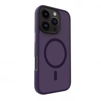 Evelatus Apple iPhone 16 Pro Max Hybrid Case ar MagSafe PC+TPU Purple