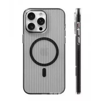 Evelatus Apple iPhone 16 Pro Max Suitcase MagSafe Case Transparent Black