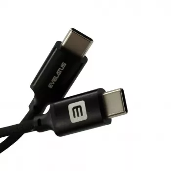 Evelatus E-Mag Power 60W USB-C to USB-C Magnetic Cable 1,2m Black