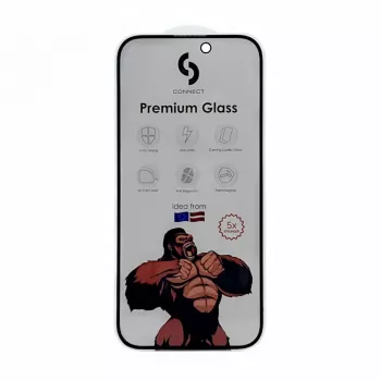 Connect Xiaomi Redmi 14C / Poco C75 Privacy Glass 2.5D Silk Full Cover Anti-Static Stronger Black
