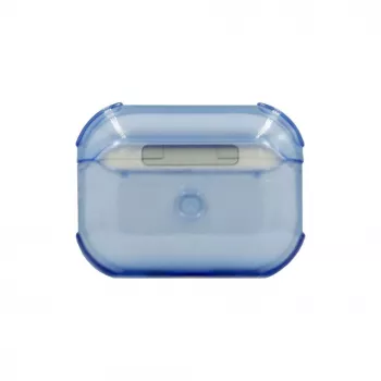 Evelatus Apple AirPods 3 TPU Aizsargmaciņš Caurspīdīgi Zils