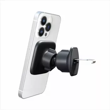 EVELATUS Auto gaisa ventilācijas stiprinājums ar MagSafe C2+KAC001 Melns