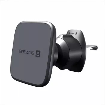 EVELATUS Auto gaisa ventilācijas stiprinājums ar MagSafe C2+KAC001 Melns