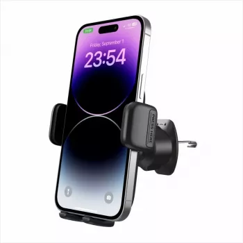 Evelatus Auto gaisa kondicionēšanas ventilācijas atveres turētājs H2+KAC001 Melns